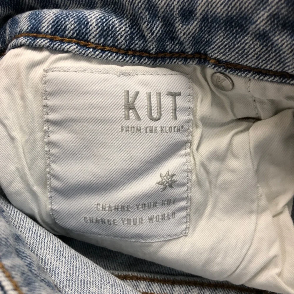 Kut From The Kloth Jane Long Short High‎ Rise Womens 0 Denim Cut Off Distressed